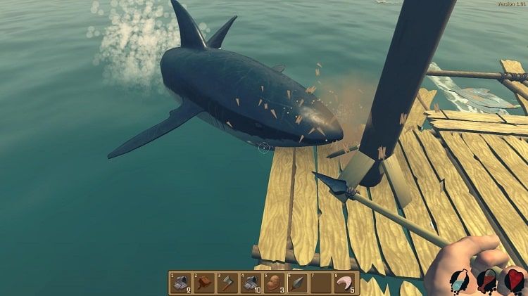 Tải ngay tựa game Raft full online về săn cá mập nào :v